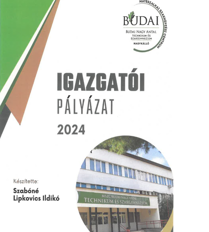 Igazgatói pályázat-vezetői program