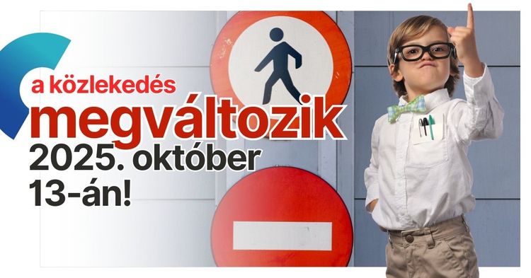 Megváltozik a gyalogos közlekedés!