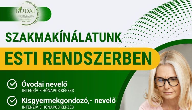 Esti képzések Iskolánkban