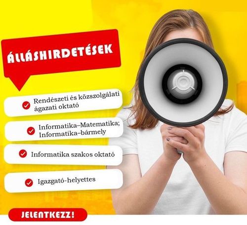 Csatlakozz a Mátészalkai SZC Budai Technikum csapatához!